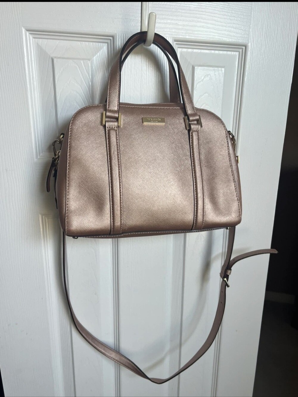 New York Newbury Lane Feilx Satchel With Matching Wallet.